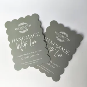 Thick Custom made Greeting Cards Thank you Cards Original Designs Supported