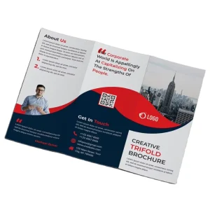 Three Panels 6 Pages Folded Flyers Brochure Leaflet Printing