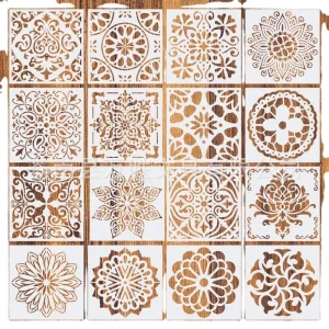Tile Stencils for Painting on Tile Floor Wall for Home Decoration Gift OEM Customized Time Lead Promotion PET Pcs Color Design