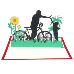 Top Selling Product New Custom Design for Father’s Day 3D Greeting Pop up Card with Envelope
