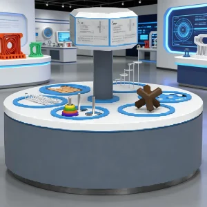 Topological Combination Technology Interactive Equipment and Instruments Science Exhibit Science Games Interactive Games