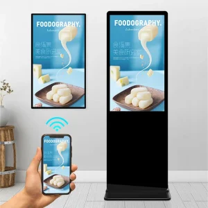 Touch Monitor Digital Poster with Remote Control 10 Point Interactive Smart Whiteboard and Animation
