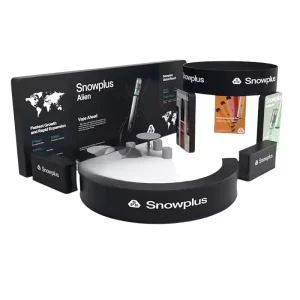 Trade Show Exhibition Custom Advertising LOGO Booth Stand with LED Lighting Eco Friendly Portable Lightweight Durable for Events