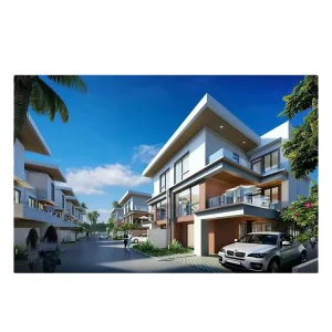Tranka 3D Architecture Rendering Service for Villa Design with Modern Style External & Interior Applications Model