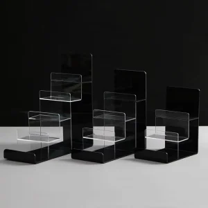 Transparent Acrylic Multi-tier Display Rack for Men’s and Women’s Bags