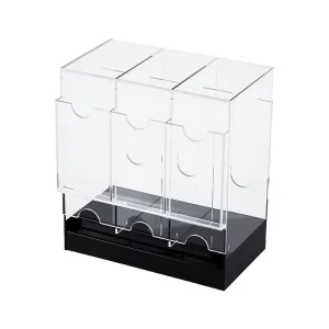Transparent Card Storage Display Box Game Anime Card Holder Booster Pack Dispenser Display Stand Retail Use