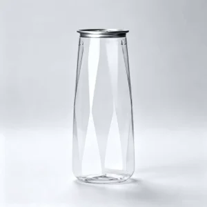 Transparent PET Easy open Can BPA Free Material for Soda Beer Milk Tea