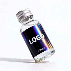 Transparent Vial Label 2ml Powder 5ml Weight Reduce Cosmetic Peptidde Clear Antibiotics Custom Brand 2m Magnetic Box