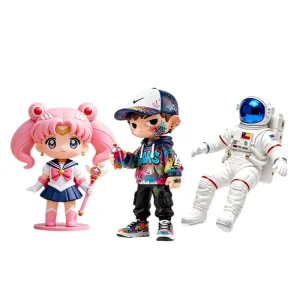 Trendy PVC Blind Box Figurine Custom Collectible Series Ornament Mascot IP Cartoon Anime Baby Factory Doll
