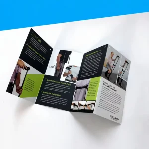 Trifold Offset Printed Product Guide Brochure