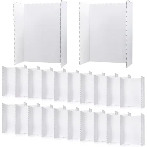Trifold Poster Board Tri Fold Science Fair Display Boards for Projects Photo Picture Exhibition Event Displays
