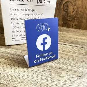 Tripadvisor Review Stand 3X4 Inch NFC Tap Stand for Instagram Facebook Business Followers