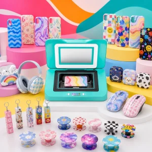 TuoLi 3D Sublimation Phone Case Printing Machine Multifunction Heat Transfer Machine Custom Earbud Covers Mouse Keyboard Cover