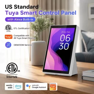 Tuya Smart Home Control Panel ZigBee WiFi Smart Scene Switch Alexa Built in Curtain Controller for Home Automation OEM