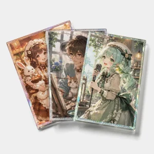 Two-Tone Glitter Acrylic Anime-Themed Autograph Board Perfect For Comic Conventions Customizable UV-Printed Merchandise