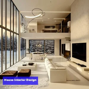 USA Villa House Interior Design Service 3D Rendering & Building Material Solution