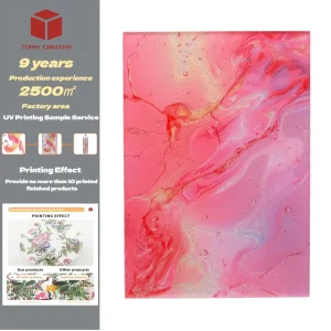UV Printing Service for Acrylic Boards Fade-Resistant Prints for Advertising Interior Signage