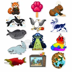 UV Resist Weatherproof Durable Self-Adhesive Label Printing Waterproof PVC Vinyl Sticker Die Cut Company Logo Custom Stickers