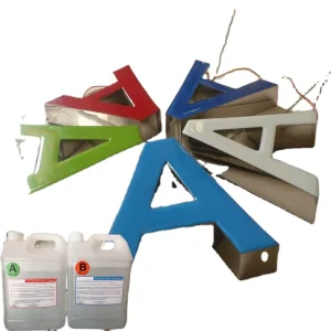 Ultra Clear Liquid High Brightness Epoxy Illuminated Block and Channel Letters Resin