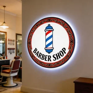 Ultra-Slim LED Brand Logo Displays Light Box Modern Design Commercial Wall Art Bar Salon Customized Thin-Framed Lightboxes