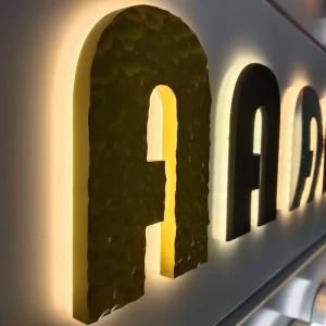 Ultra-Thin LED Illuminated Sign Custom Designed Multi-Process Luminous Characters Shop Logo Interior Decoration Acrylic Material