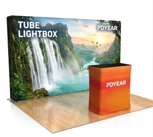 Ultra Thin Rectangle PVC Portable Modular Dustproof Tube Light Box Eco Friendly Durable Energy Saving Snap Frame LED Menu Board