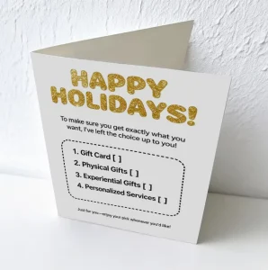 Unique Design Custom Cards Fold Warm Greeting Card Thank You Card Personalized Cards Gifts Holiday Presents for Friends