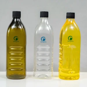 Unique Shaped 1000ml Oil Plastic Packaging Bottle Supplier PET