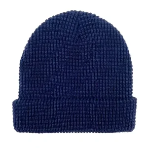 Unisex Winter Beanie Acrylic Knit Warm Cuffed Hat 3D Embroidery Outdoor Beach Travel
