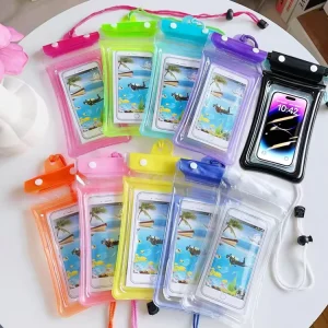 Universal Waterproof Mobile Phone Custom Waterproof Bag for Phone Clear Pvc Sealed Underwater Swimming Pouch Cover