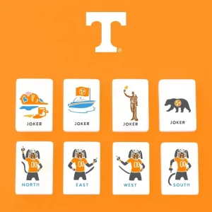University of Tennessee Mahjong Tiles Custom Alumni Gift American Mahjong Storage Set