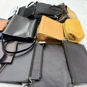 Used Vintage Premium Leather Ladies Satchel Bag Elegant Office Daily Use Pre-Loved Designer Handbag New Style Updated Weekly