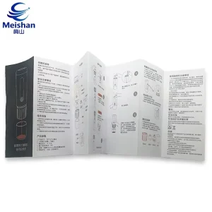 User Manual Brochure Coated Paper Instruction Booklet for Electronic Products Matt Lamination Glossy Embossing Sponge