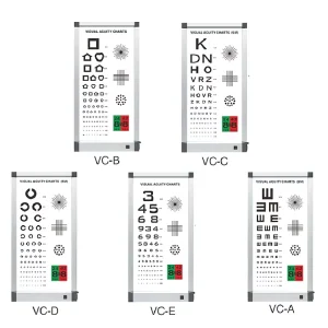 VC-E Factory Optometry Instrument Eye Test Light Box LED Visual Acuity Chart