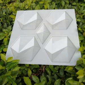 Vacuum Formed Plastic Working Mold Formwork Panel For Concrete 3D Building Tile Template With Texture And Pattern