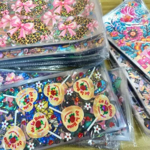 Valentine’s Day UV DTF Color Transfers Washable Waterproof Glass Transfer Printing for Bottle Wraps Sticker