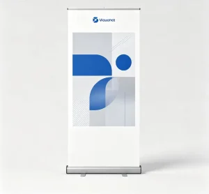 Vertical Flag Banner Custom Graphic Design Outdoor Hanging Sign Brand Banner Customization