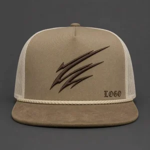 Vintage High Crown Embroidery Gorras 5 Panel Rope Trucker Hat Foam Front Mesh Cap West Coast Chicano Urban Streetwear