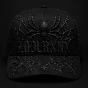 Vintage High Crown Embroidery Gorras 5 Panel Trucker Hat Foam Front Mesh Cap West Coast Chicano Urban Streetwear