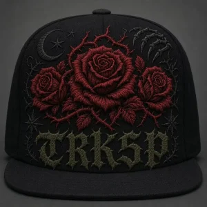 Vintage High Crown Embroidery Gorras 5 Panel Trucker Hat Foam Front Mesh Cap West Coast Chicano Urban Streetwear