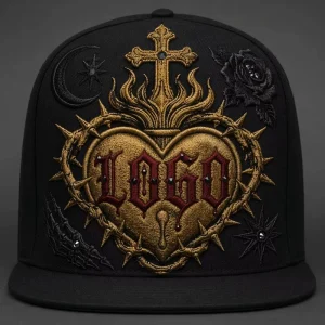 Vintage High Crown Embroidery Gorras 5 Panel Trucker Hat Foam Front Mesh Cap West Coast Chicano Urban Streetwear