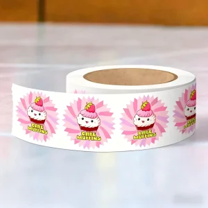 Vinyl Round Oval Irregular Waterproof Oil-Proof Sticker Roll Labels Custom Printing