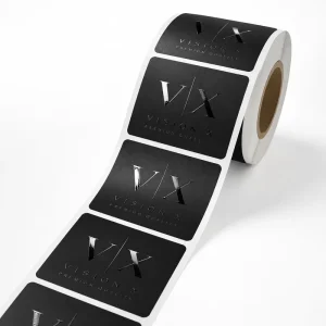 Vinyl Sticker Printing Waterproof Adhesive Labels Custom Roll Label Sticker Transparent Sticker