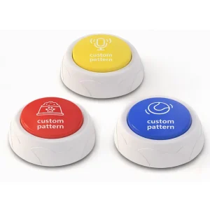 Voice Recordable Plastic Pet Talking Button with Stable Base for Dog Agility and Potty Training Customizable Communication Toy
