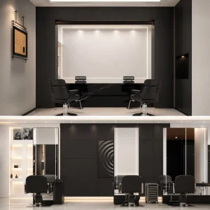 Wabi Sabi Barber Shop Furniture Salon Furniture Led Display Rack Outdoor Furniture Perfume Stand Display Showcase Restaurant