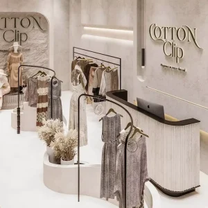 Wabi Sabi Women Clothing Store Interior Design Boutique Retail Fit Out Custom Apparel Fixtures Shopfitting Solution