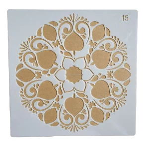 Wall Decor Reusable Plastic PET Template Mandala Low MOQ Painting Stencils