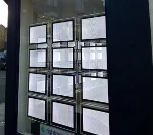 Wall Mounted Hanging A3 A4 LED Acrylic Poster Frame Real Estate Agent Backlight Publicidad Advertising Display Led Panel
