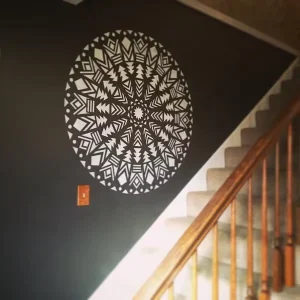 Wall Stencil for Painting on Wall Furniture Floor Fabric Reusable Template Large Size 100*170cm Mandala