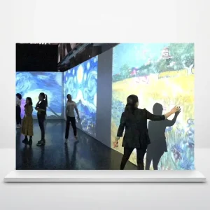 Walls and Floor Immersive Interactive Projection System Immersive Projection Room for Mall, Museum, Exhibition